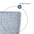 12cm Plant Pots Sandstone Grey - Set of 3